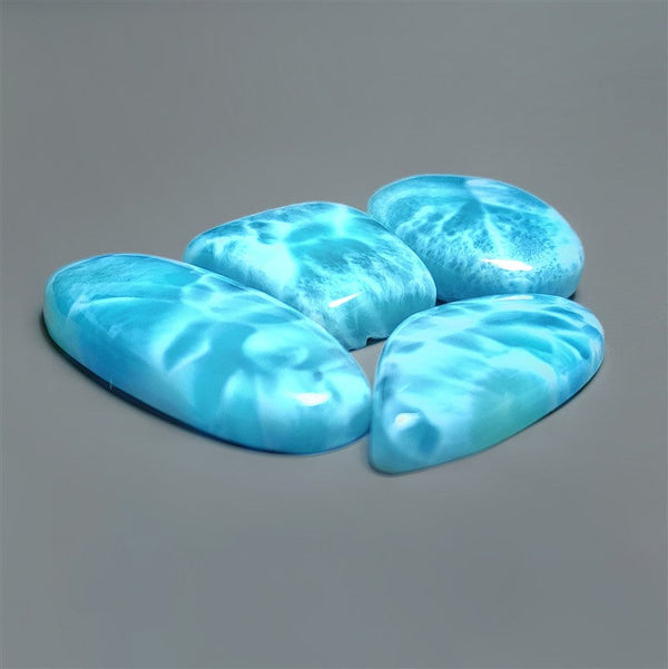 AAA Rare Pattern Larimar Cabochons Lot