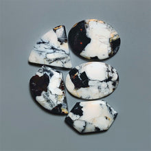 White Buffalo Turquoise Cabochons Lot