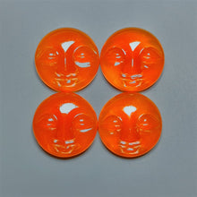 Handcarved Carnelian Agate Moonface Lot