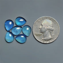 Swiss Blue Topaz Cabochons Lot