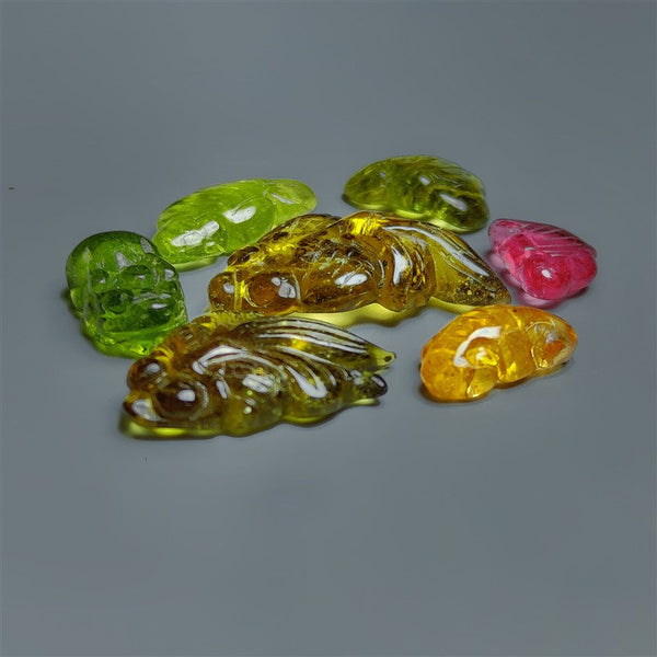 Handcarved Tourmalines Lot