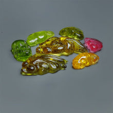 Handcarved Tourmalines Lot