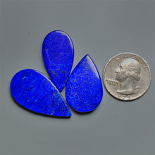 Lapis Lazuli Cabochons Lot With Pyrite Inclusions Lot