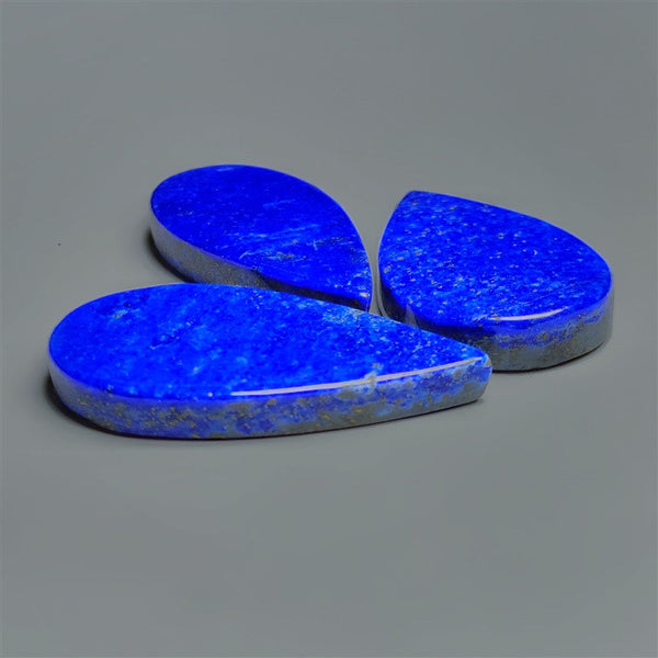 Lapis Lazuli Cabochons Lot With Pyrite Inclusions Lot