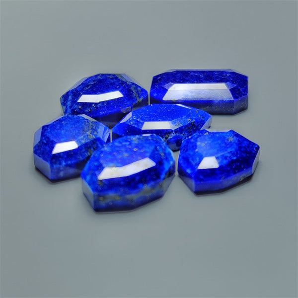 Step Cut Lapis Lazuli Lot