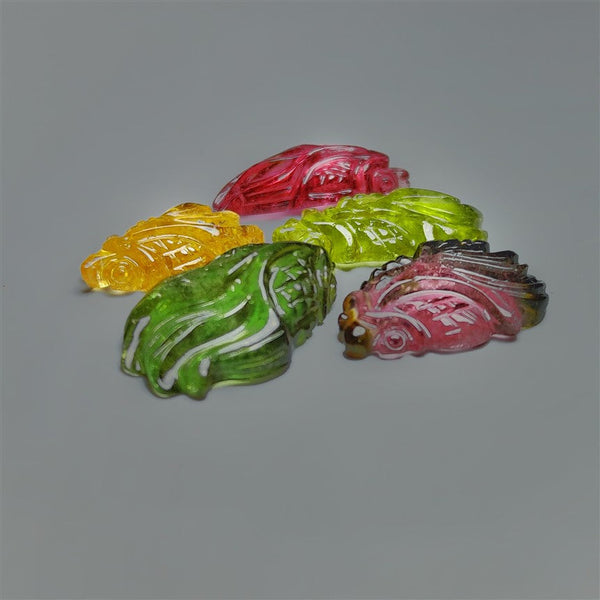 AAA Handcarved Tourmaline Lot