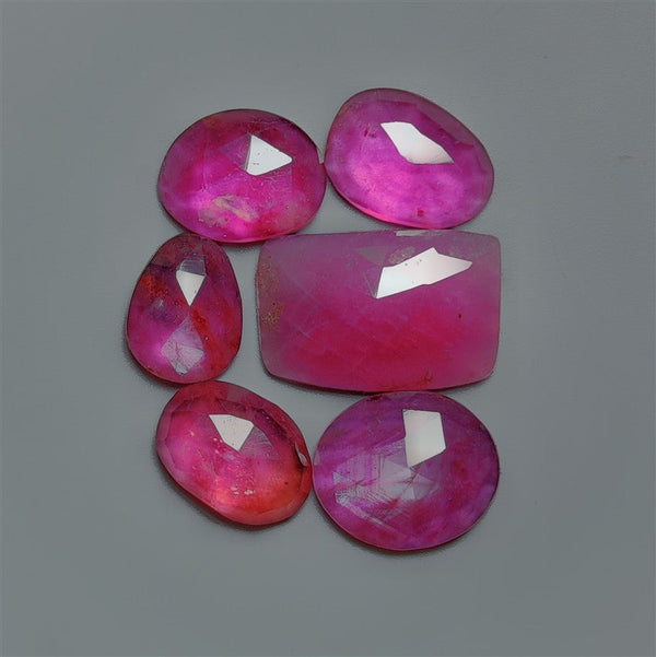 Rose Cut Chanthaburi Pink Sapphires Lot