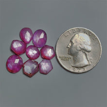 Rose Cut Flashy Guinea Ruby Lot