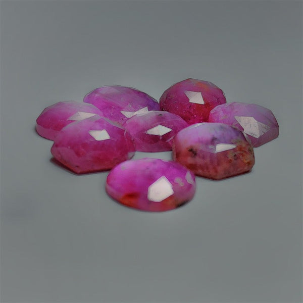 Rose Cut Flashy Guinea Ruby Lot