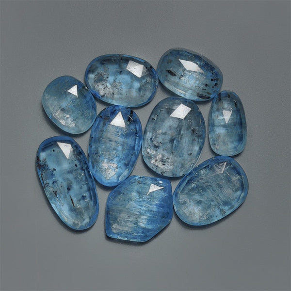 Rose Cut Ice Blue Kyanites Lot