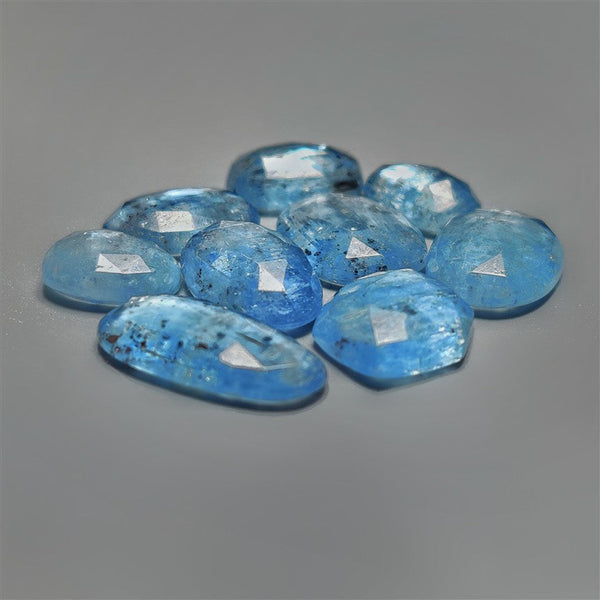 Rose Cut Ice Blue Kyanites Lot