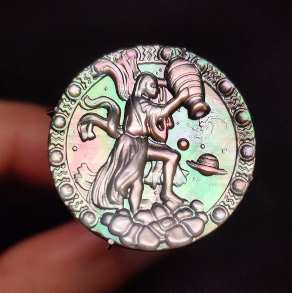 Mother Of Pearl Aquarius Zodiac Sign