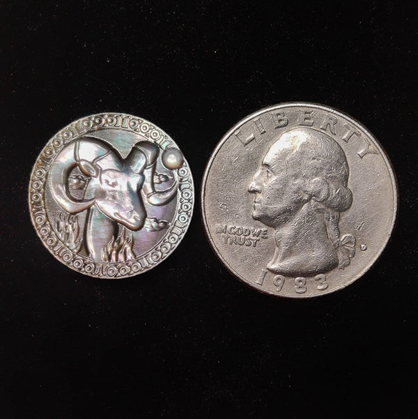Mother Of Pearl Aries Zodiac Sign