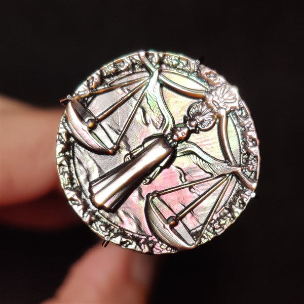 Mother Of Pearl Libra Zodiac Sign