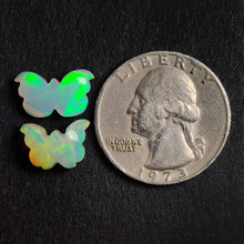 Handcarved Ethiopian Welo Opal Butterfly Lot