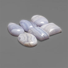Blue Lace Agates Cabochons Lot