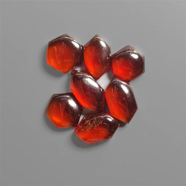 AAA Hessonite Garnet Cabochons Lot 
