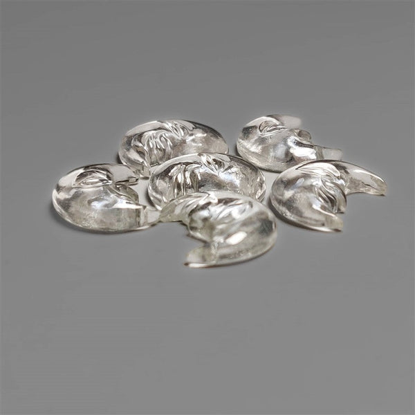 Natural Himalayan Crystal Crescent Carving Lot