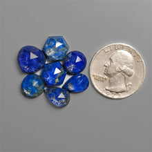 Rose Cut Crystal & Lapis Lazuli Doublets Lot
