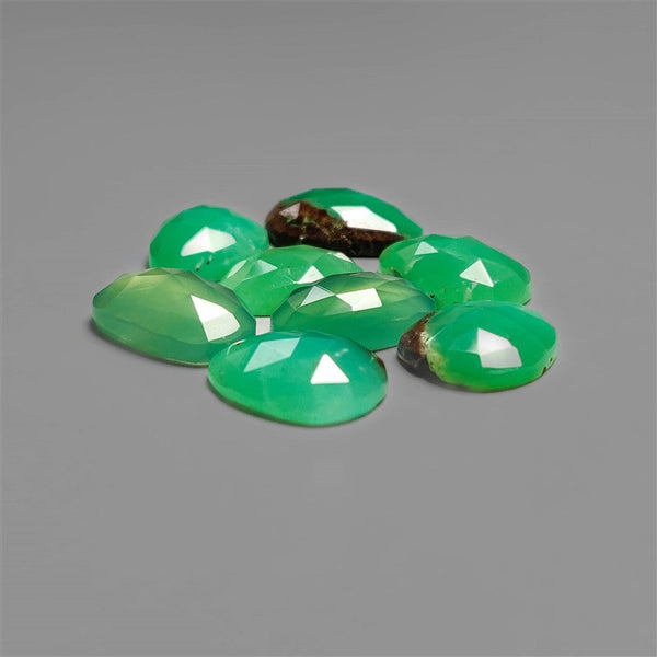 Rose Cut Boulder Chrysoprase Lot