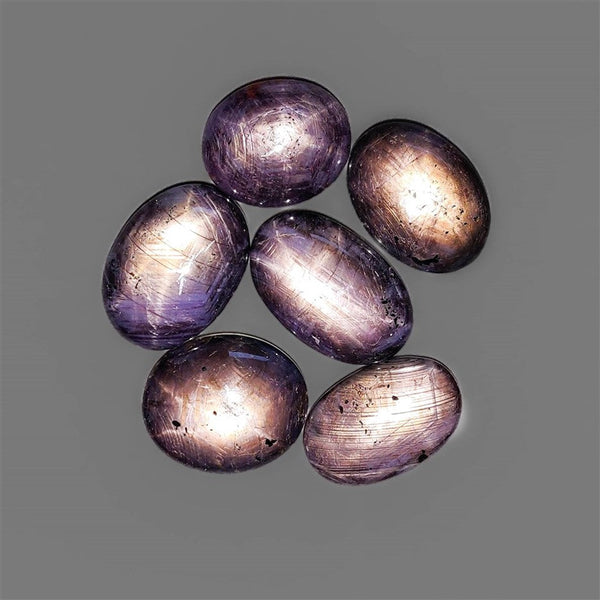 Natural Dark Star Rubies Lot
