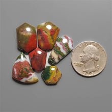 Red Moss Agate Cabochons Lot