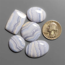 Blue Lace Agate Cabochons Lot