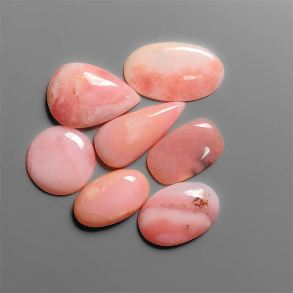 Pink Opal Cabochons Lot
