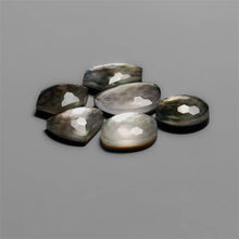 Honeycomb Cut Crystal And Tahitian Mother Of Pearls Doublets