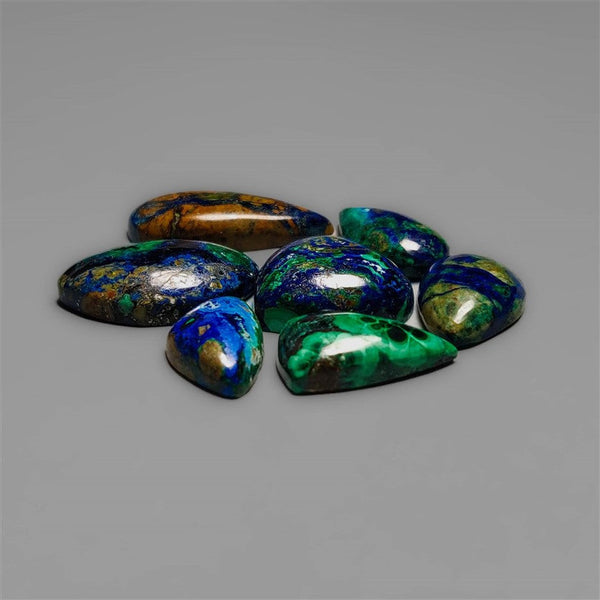 Morenci Azurite Malachite Cabochons Lot