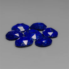 Rose Cut Lapis Lazuli Cabochons Lot