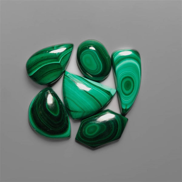 Malachite Cabochons Lot