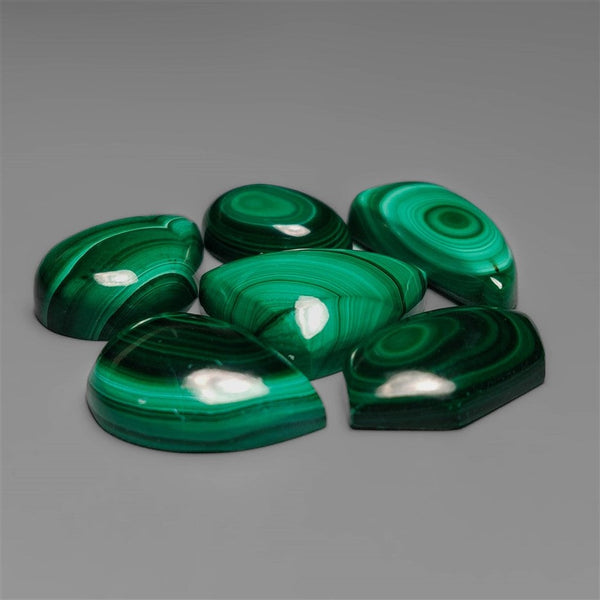Malachite Cabochons Lot
