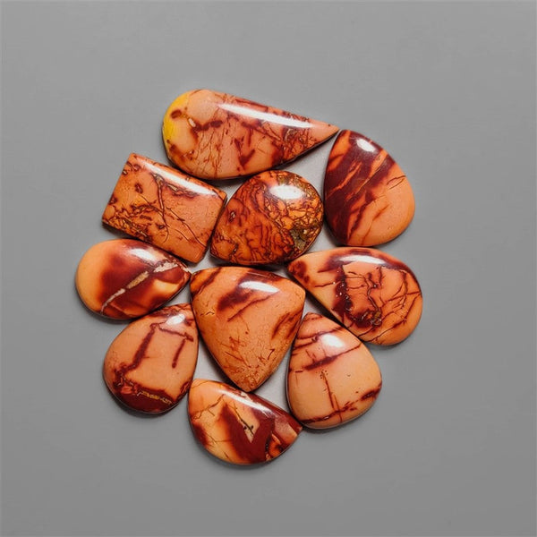 Indian Paint Stone Cabochons Lot