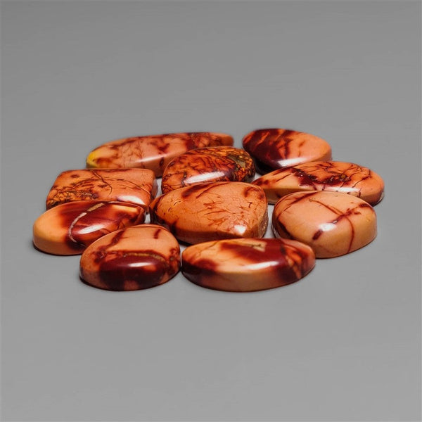 Indian Paint Stone Cabochons Lot