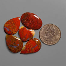 Indonesian Red Moss Agate Cabochons Lot
