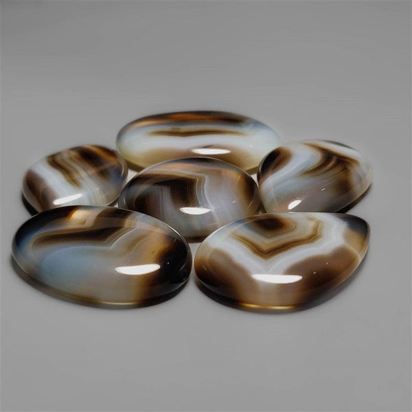Tuxedo Agate Cabochons Lot