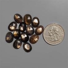 Rose Cut Black Sunstones Lot