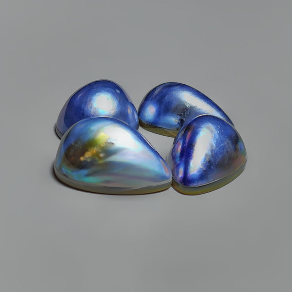 Coated Pearl Cabochons Lot (Backed)-4994 | Gemstone for sale | Pearl for sale