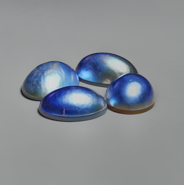Coated Pearl Cabochons Lot (Backed)-4995 | Gemstone for sale | Pearl for sale