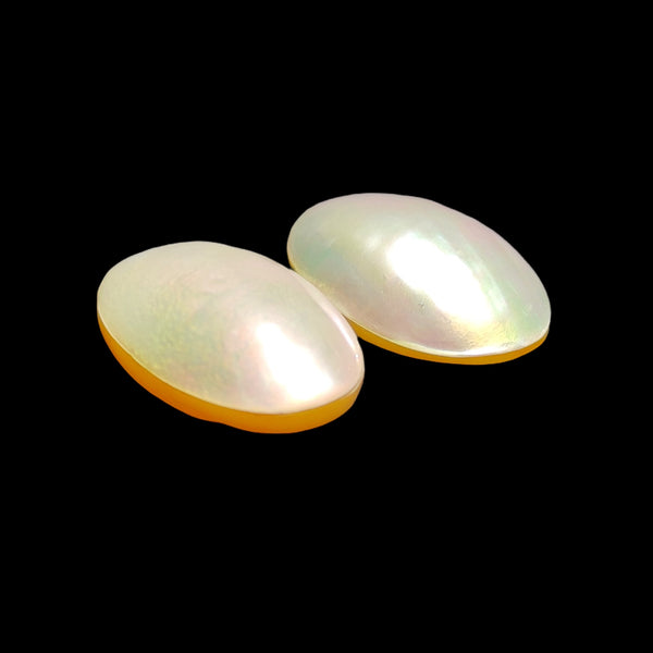 Mabe Pearls Pair-5007 | Gemstone for sale | Pearl for sale