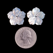 Handcarved Mother of Pearl Flowers Lot