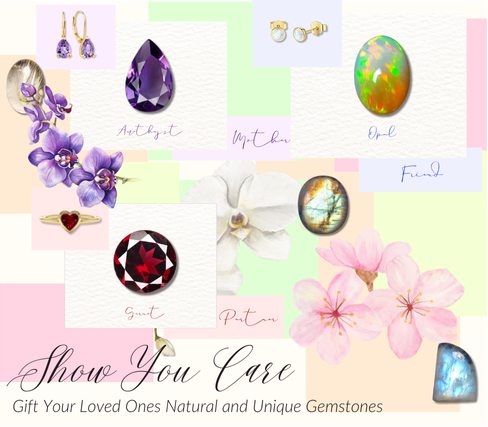 Gemstone jewelry is perfect gift to give your loved ones.
Natural gemstone jewelry