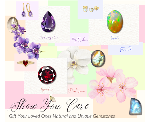 Gemstone jewelry is perfect gift to give your loved ones.
Natural gemstone jewelry
