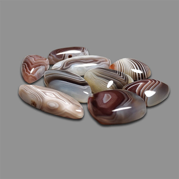 Botswana Agate Cabochons Lot