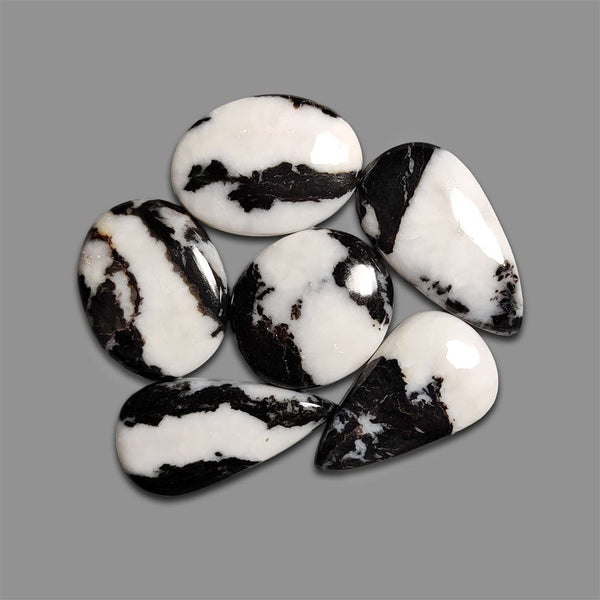 White Buffalo Tuquoise Cabochons Lot-4647 | Gemstone for sale