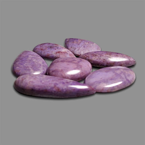Rare Lavender Jade Cabochons Lot