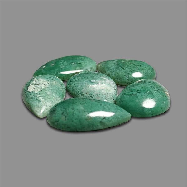 Chrome Chalcedony Cabochons Lot