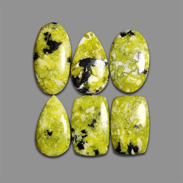 Lizardite Serpentine Cabochons Lot-4655 | Gemstone for sale