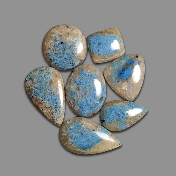 Cavansite Cabochons Lot-4657 | Gemstone for sale